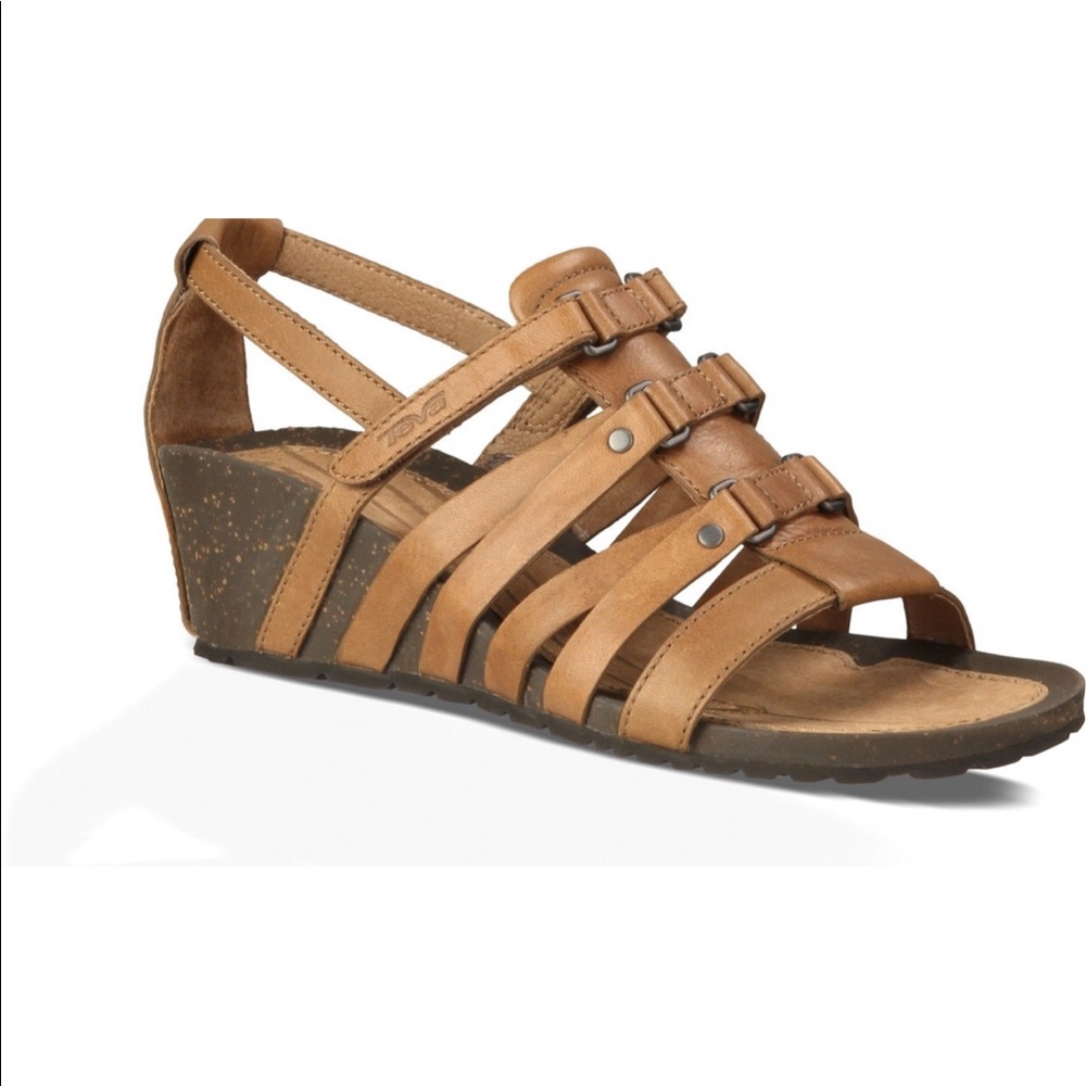 Teva Cabrillo strappy gladiator wedge sandals